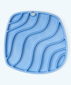 Waves Feast Mat Periwinkle